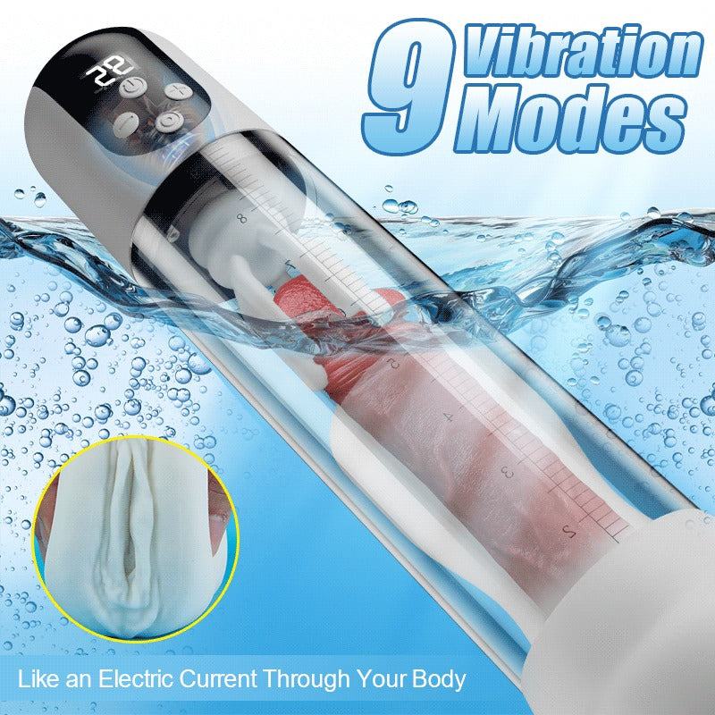 Wave - 5 Suction Modes 9 Vibration Modes Vacuum Suction Glans Massager Penis Pump Penis Pumps - Tophatter Daily Deals